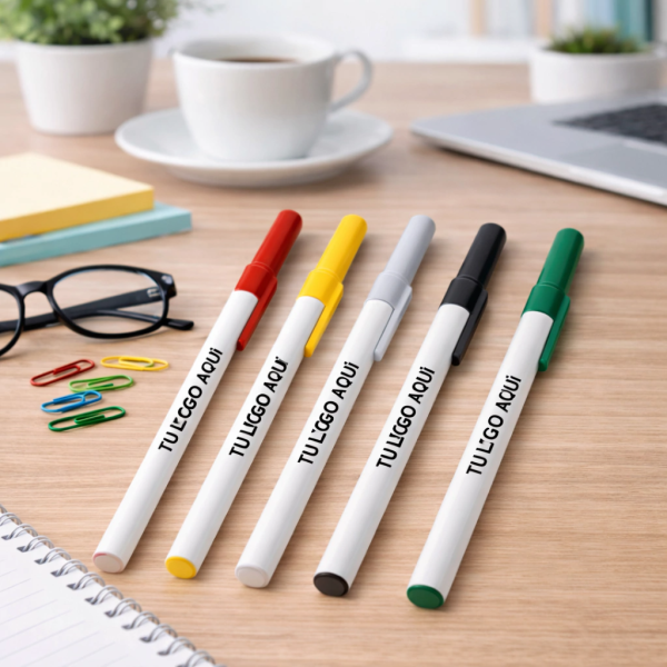 Bol&iacute;grafo con Tapa Color