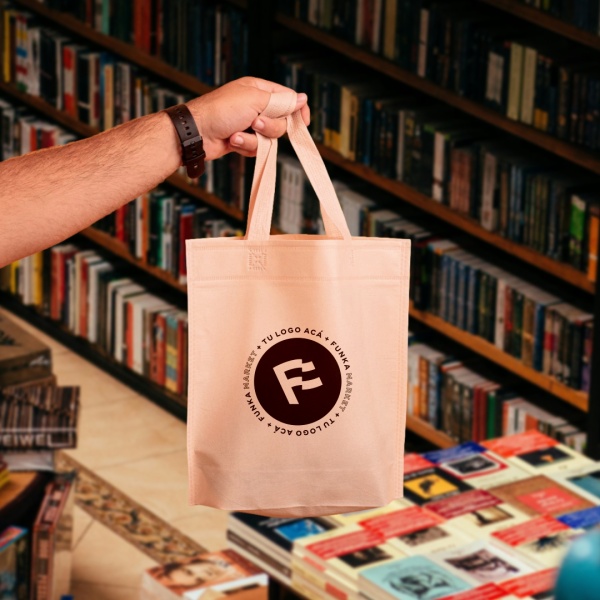 Bolsas Friselina Asas Personalizadas 30x30x10cm