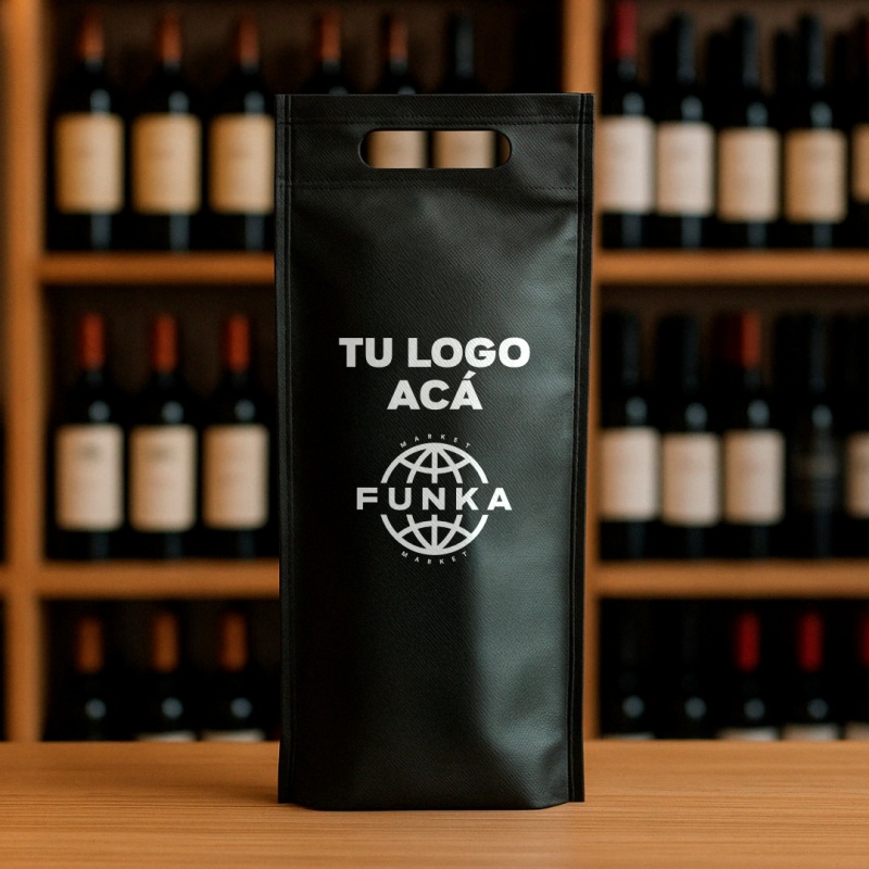 Bolsas Friselina Riñon Personalizadas 40x20x10cm