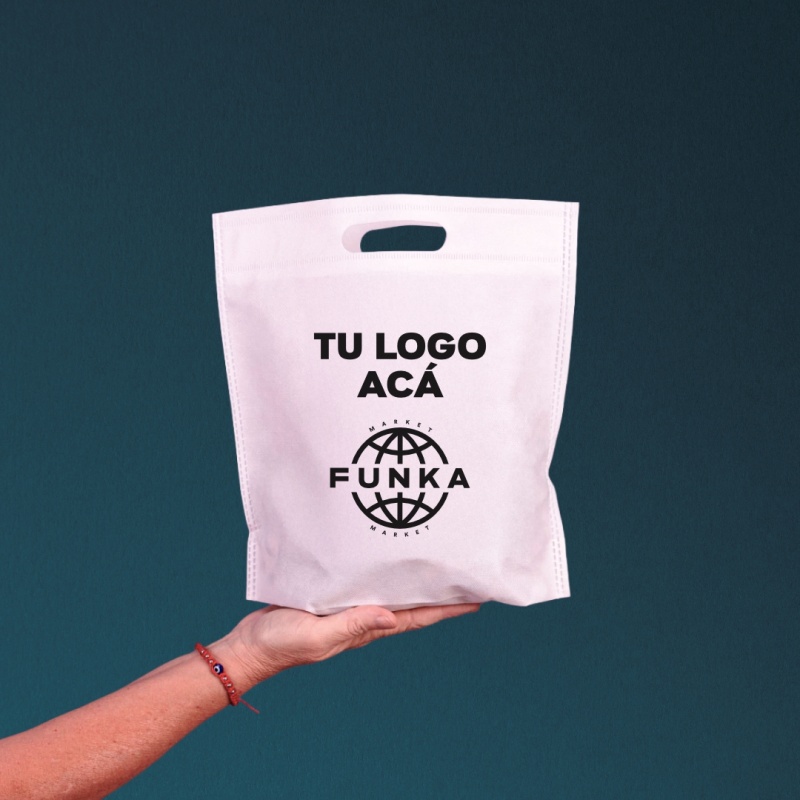 Bolsas Friselina Riñon Personalizadas 20x30x10cm