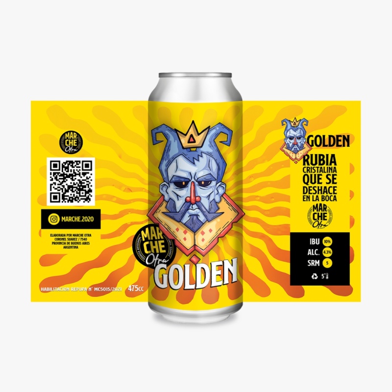 Etiqueta Lata Cerveza