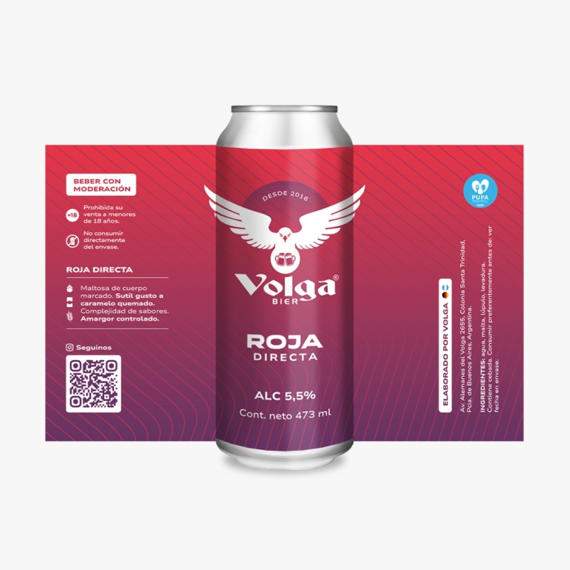 Etiqueta Lata Cerveza