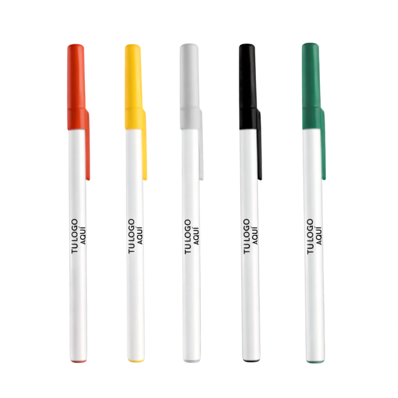Bolígrafo con Tapa Color