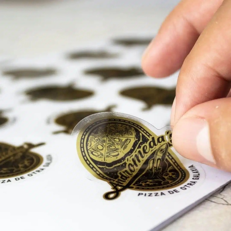 Calcos en vinilo Clear personalizadas