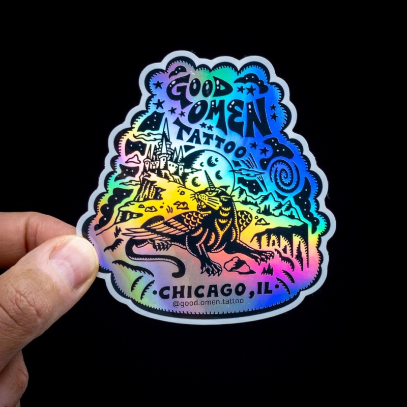 Calcos en Vinilo Holográfico personalizadas